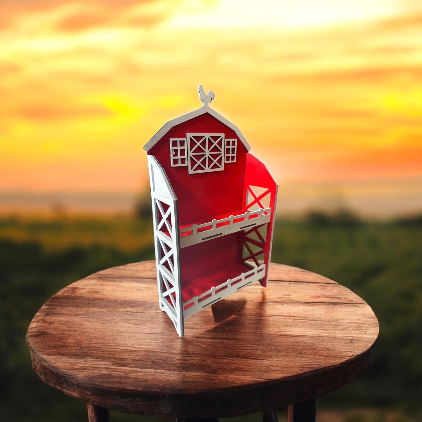 Big red barn season rack (these are sold as a kit for you to build)