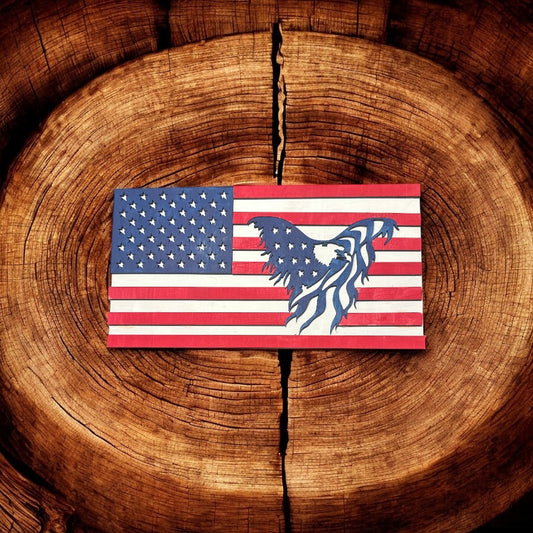 American Flag with Eagle