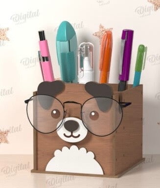 Puppy Pencil Glass Holder (These are sold as a kit for you you build)