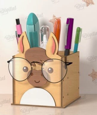 Horse Pencil Glass Holder (These are sold as a kit for you to build)